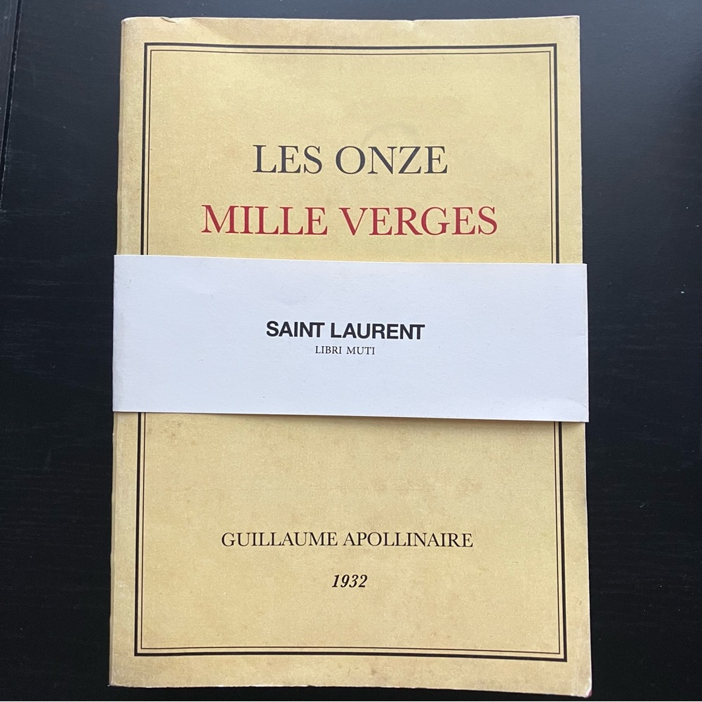saint laurent blank journal